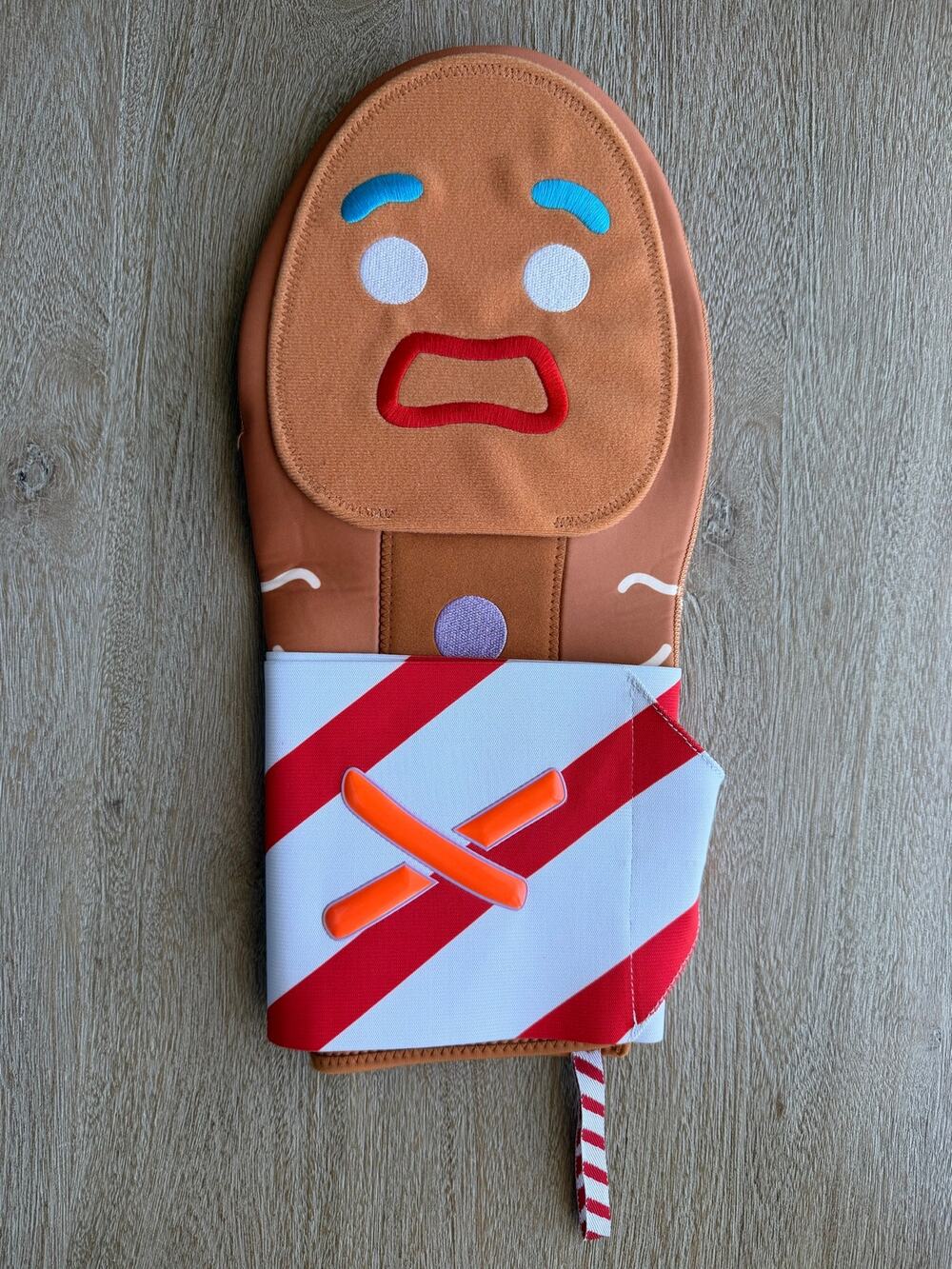 Absolutely Ridiculous Gingerbread Man Sliding Mitt Christmas Stocking